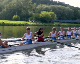 Otrokovičtí veslaři se radují z nové osmiveslice