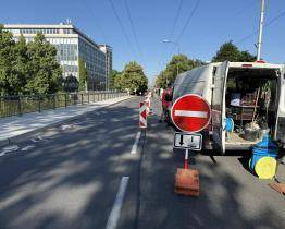 Opravuje se most u Kudlovské přehrady. Ze silnice bude až do konce prázdnin jednosměrka