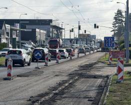 Dopravní omezení na silnici I/49 ve Zlíně potrvají ještě měsíc