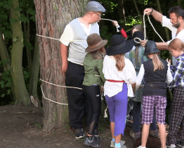 Dramatický kroužek nacvičil na táboře nové představení