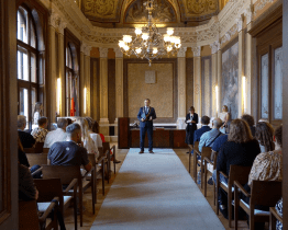 Starosta Blaha přijal na radnici účastníky letošní Letní filmové školy