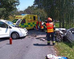 Nehoda u Chomýže uzavřela objízdnou trasu do Bystřice pod Hostýnem. V místě se tvoří dlouhé kolony