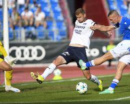 Fotbalisté Slovácka podlehli Baníku 0:2. Na ostravské půdě podali bezzubý výkon