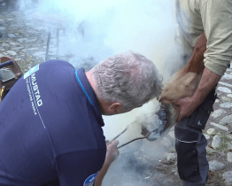 Kouzlo starých řemesel a práce kovářských mistrů byly k vidění v rožnovském skanzenu