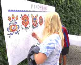 25. Strážnické vinobraní se věnovalo verbuňku a modrotisku