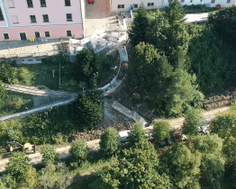 Pod zámkem Žerotínů vznikají zámecké terasy