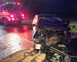 Tragická nehoda u Napajedel: Na místě zemřela jedna osoba, čtyři lidé se vážnězranili