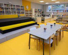 Zrekonstruované dětské oddělení knihovny na Jižních Svazích nabízí moderní a interaktivní prostory
