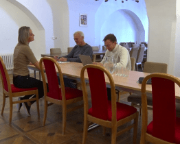 Starostovna se kvůli počasí konala uvnitř radnice