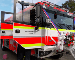 Do Traplic dorazila hasičská stříkačka Tatra Force CAS za osm a půl milionu korun