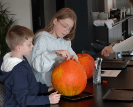Dýňové odpoledne nabídlo tvoření pro děti i dýňové speciality