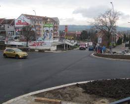 Frekventovaná ulice Horní Valy v Uherském Brodě je po rekonstrukci opět průjezdná