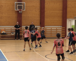 Ve sportovní hale na Lapači se hrála Zlínská liga mladších žáků v házené