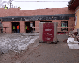 Nová hasičská zbrojnice v Kvítkovicích získává jasné obrysy