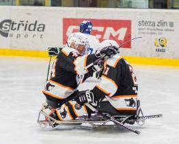 Sledge hokejisté Zlína na závěr základní části přehráli Havířov, zahrají si o bronz