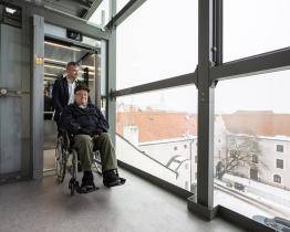 Nový výtah usnadní návštěvu radnice v Kroměříži