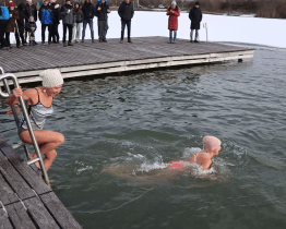 Otužilci se opět sešli u rybníku Cihelna