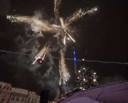 Valašské Meziříčí přivítalo nový rok ohňostrojem
