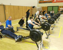 Veslaři si zazávodili uprostřed zimní přípravy