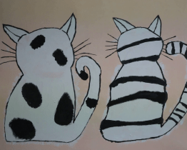 Čekárnu kyjovské porodnice vyzdobila dětská dílka