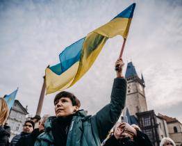 Na náměstí ve Zlíně se uskuteční shromáždění Společně za Ukrajinu. Bude zde k vidění i třímetrová maketa dronu