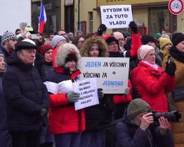 Prezidenta Pavla podpořily v Uherském Hradišti stovky lidí