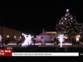 Ve Veselí slavnostně rozsvítili vánoční strom