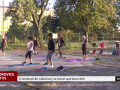 U otrokovické sokolovny se konal sportovní den