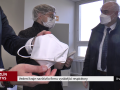 Vedení kraje navštívilo firmu vyrábějící respirátory
