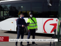 Koordinátoři veřejné dopravy kontrolovali stav vlaků a autobusů