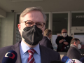 Premiér Petr Fiala navštívil Uherskohradišťskou nemocnici 