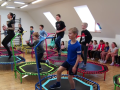 Den s trampolínkami nebyl jenom prosté skákání