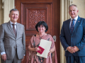 Starosta Brodu poblahopřál Miroslavě Polákové k medaili 1. stupně MŠMT 