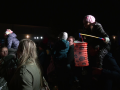 Lampionový průvod doprovodila světelná show