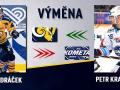 Berani získali Kratochvíla z Komety, do Brna míří Ondráček