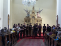 V gymnaziální kapli se představil pěvecký sbor z Yale