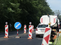 Oprava silnice I/49 u Lípy brzdí provoz