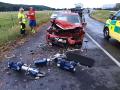 Vážná dopravní nehoda v Otrokovicích si vyžádala tři zraněné, z toho dva těžce