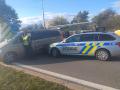 Honička na hlavním tahu ve Zlíně: nebezpečnou dodávku plnou migrantů musela policie zastavit násilím