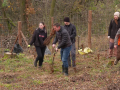Gymnazisti znovu zalesnili paseku na Rubaniskách sedmi a půl tisíci sazenic