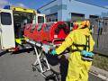 Mimořádné taktické cvičení v Otrokovicích: Biohazard týmy simulovaly nebezpečnou nákazu z Afriky