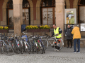 Před zlínskou radnicí se hromadila jízdní kola