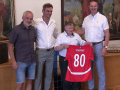 Neúnavný fotbalový funkcionář Petr Vyškovský oslavil osmdesátku