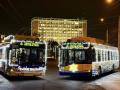Dvojnásobná radost pro cestující! Ulicemi Zlína a Otrokovic budou letos jezdit dva vánoční trolejbusy