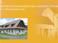 Otevření pastoračního domu Antonína Šuránka